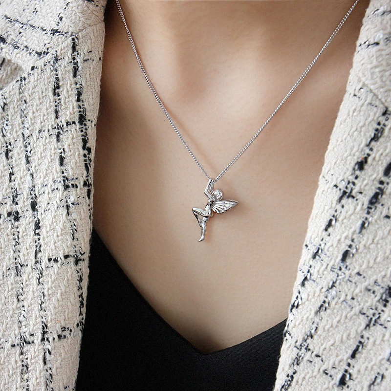 Fashion Personality Angel Pendant Necklace Jewelry