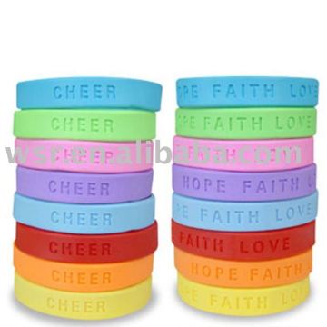 custom silicone rubber cancer bracelets