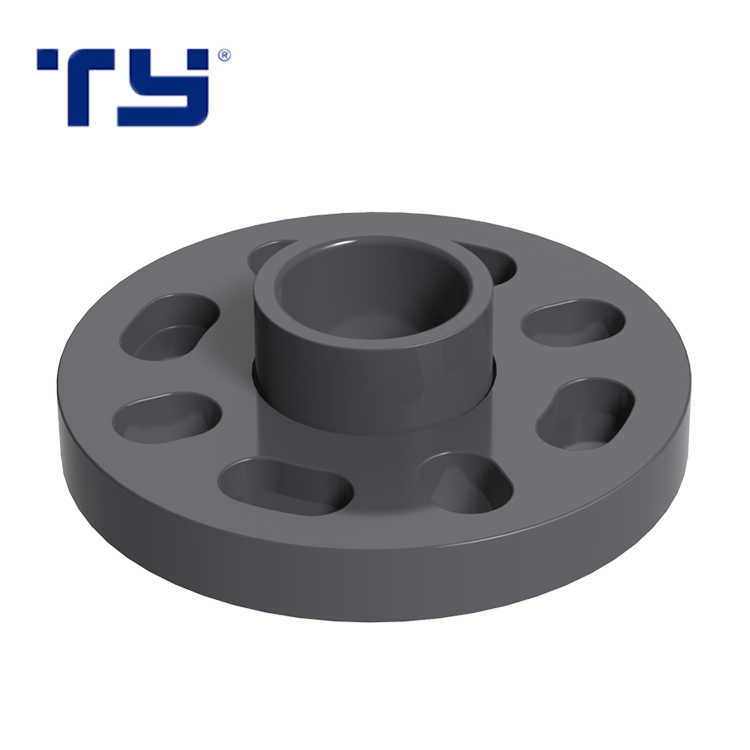 TY High quality ASTM SCH80 PVC water supply pipes & fittings MOVEABLE CASING van stone FLANGE Cheap price list discount