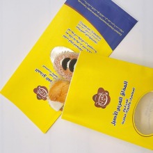 oil proof paper bags with window