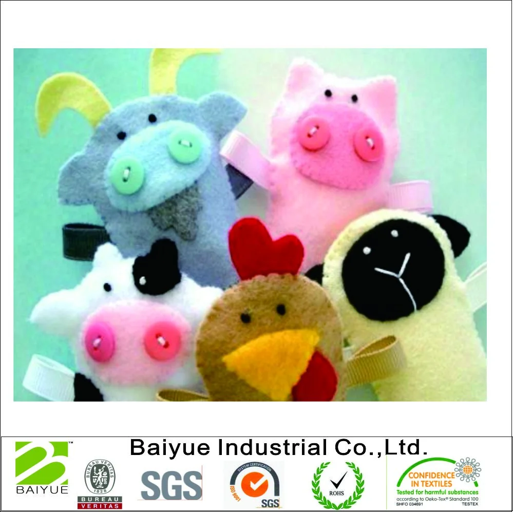 Decoration Handicraft Color Felts in Any Shapes