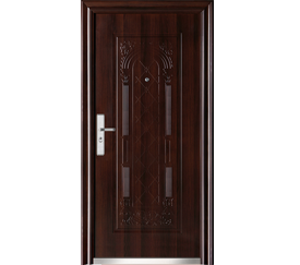 TOF 2021 Latest Design Cheap Price Luxury Style Hot Sale Exterior Security Steel Metal Door