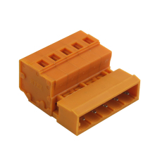 Kton Orange 5.0mm Pitch Wire Connectors: Push Spring & Screwless Terminal Blocks