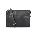 Trendy Elegant Rivet Leather Pouch Wallet Clutch Handbag