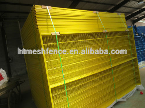 PVC-coated/Power-coating Square Tube Temporary Fence Panel