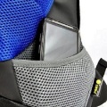 Gelber XLarge-Rucksack aus PVC und Mesh