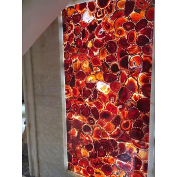 Red agate slab agate stone natural agate stone