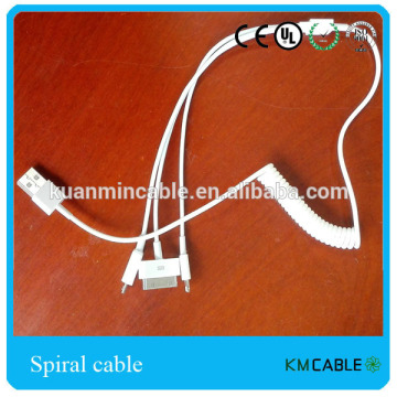 Spiral Micro USB Cable