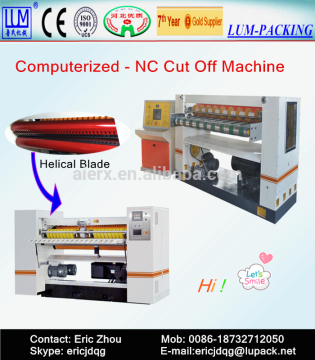 LUM-A NC cut off machine/carton box making machine prices/carton box machinery