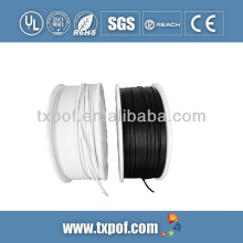 Duplex zipcord optical fiber cable for network