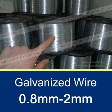 0.8mm/2.0mm Galvanized Steel Wire On Spool