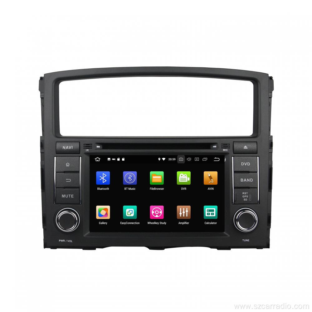 Android 8.0 car dvd gps for PAJERO 2006-2012