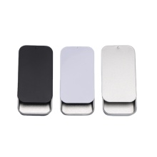 Sliding Mint Tin Box - 70x42x15mm Solid Perfume Metal Case