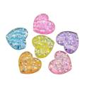 Mixed Resin Bling Glitter Heart  Star Flower Cabochon Flatback Decoration Crafts Embellishments For Scrapbooking Diy Accessories