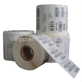 Printed clothes barcode label