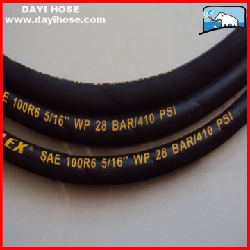 DAYI hot selling Hydraulic Hose Assembly single fiber reinforced hydraulic hose R6