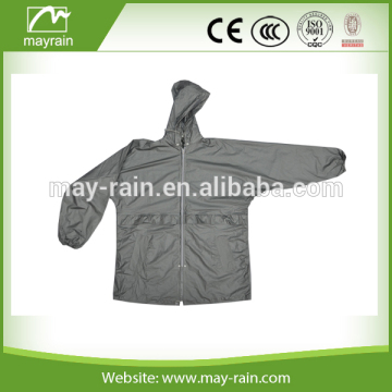 Polyester Men Rainsuit Top Quality Rain Jacket For Adult