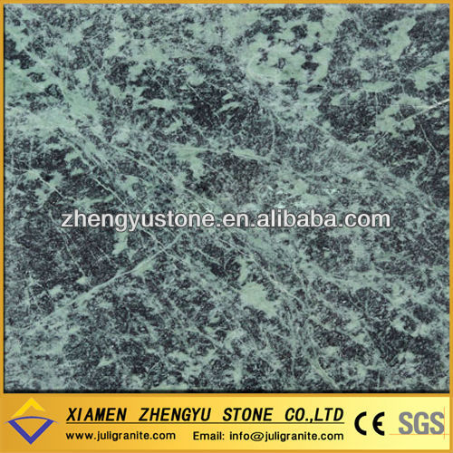 Big Flower Green Marble Slab