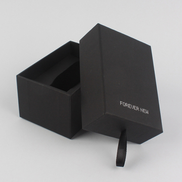 Custom Black Cardboard Paper Watch Boxes