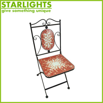 mosaic chair, metal mosaic chair, mosaic garden sets