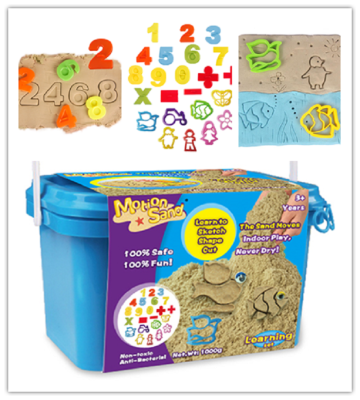 Motion Sand Learning Bucket Playset