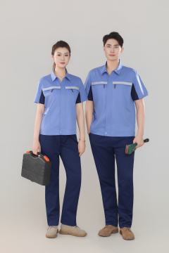 Summer Workwear Top - Light Blue