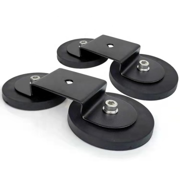 Strong Rubber Coated Magnet Rack for Car Roof Spotlights