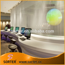Sorter's curain wall decorative woven mesh