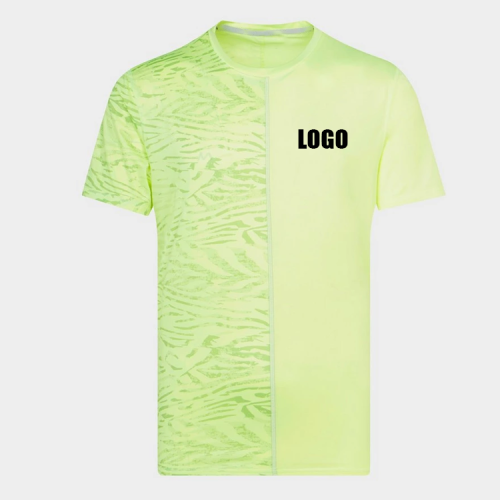 Спортивная футболка с высококачественной мужской спортивной футболкой с высококачественной печатью