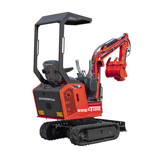 Rhinoceros excavator Small Digger With Rubber