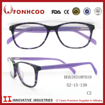 FONHCOO In Stock Free Samples Fashionable Korean Design Acetate Optical Optica Frame