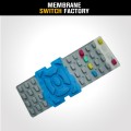 multi color matte silicone rubber keypads for calculator