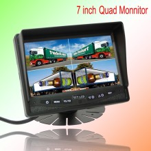 Quad Monitor with Built-in Spliter for Car Rearview System