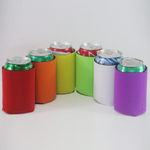 Colorful solid wedding party can coolers