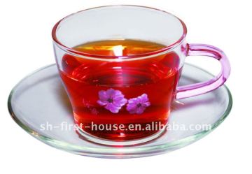 Heat resistant glass tea pot