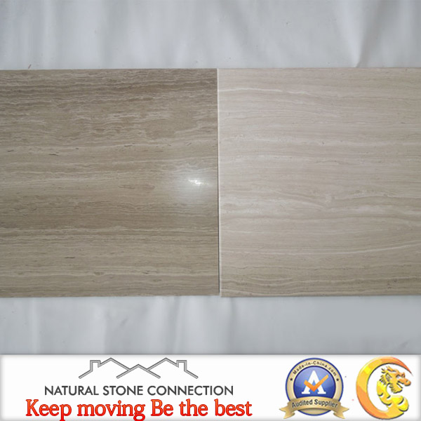 Grey/White/Black Wooden Marble for Flooring Tile, Slab