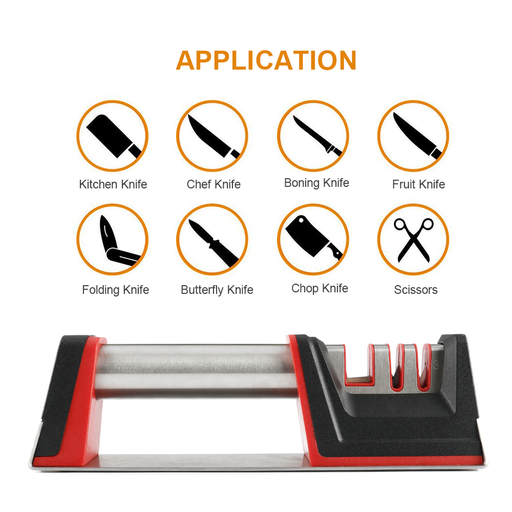 Professionelles 3-Stufen-Messerschärfwerkzeug