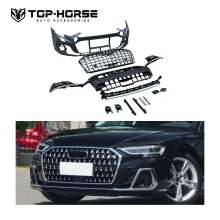 Audi A8L S8 Horch Edition Bumper Covert Body Kit Upgrade Kit Front Grille