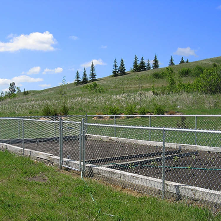 Used chain link fence Used for basketball court