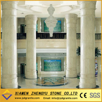 Outdoor Decorative White Stone Columns