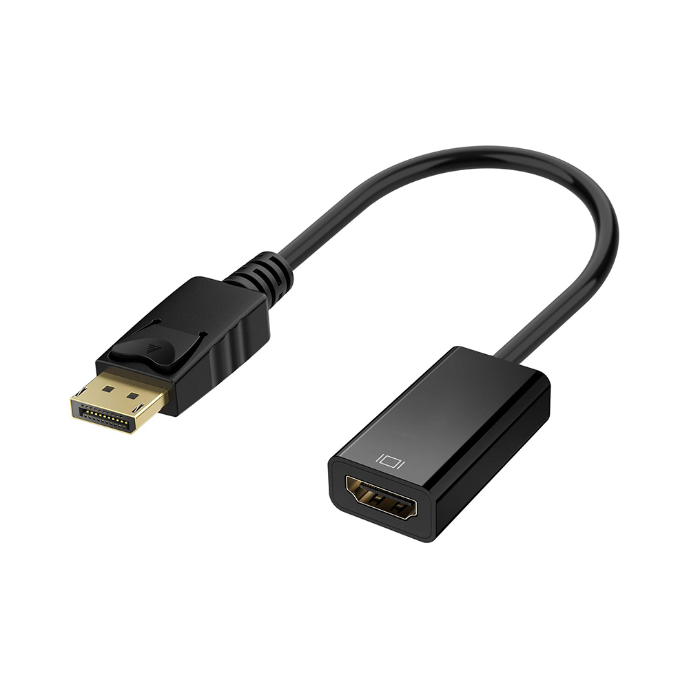 Uni-Directional DisplayPort to HDMI Cable for PC to Monitor Connection