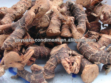 Dried galangal root.