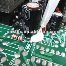 One component, fast curing, thermal conductive adhesive non-fluid white RTV silicone casting rubber