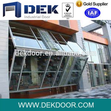 Insulated Aluminum Folding Garage Doors Glass Doors