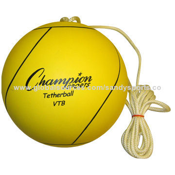 Rubber tether ball