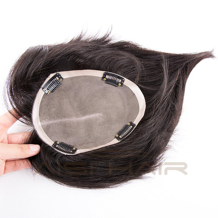 Aisi Hair Top Quality Cheap Factory Price 100%  Malaysia Human Hair Toupee For Black Women