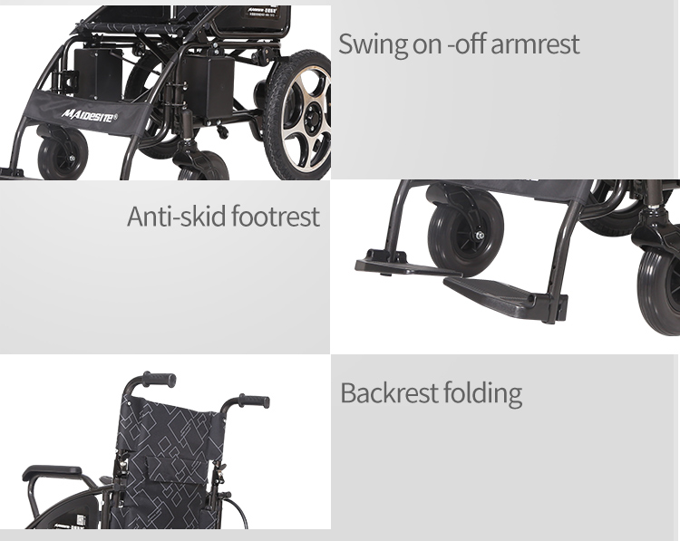 lightweight power electric wheelchair with Lithium battery