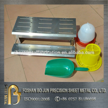 China supplier cheap whosale automatic pet aluminum chicken treadle feeder