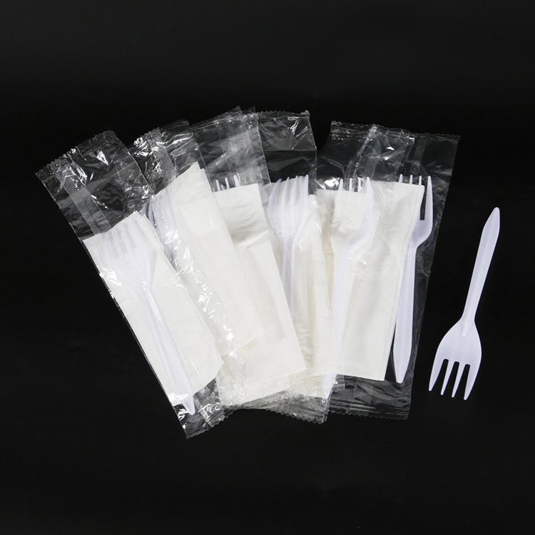 Individually Wrapped PP Mini Fork Disposable Plastic Cake Fork