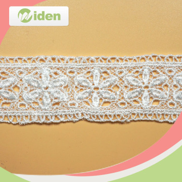 chemical flower design polyester sewing embroidery lace trim